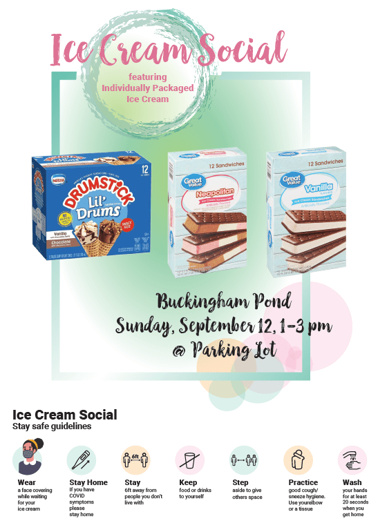 Safe Ice Cream Social Sunday 9/12