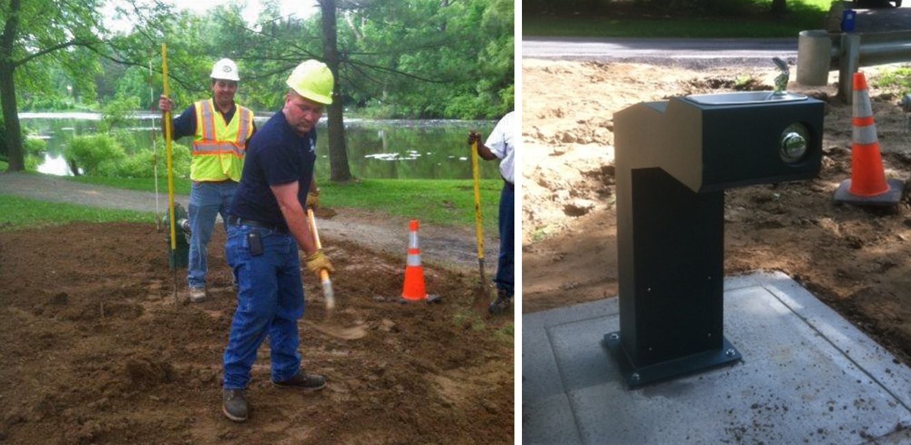 20120529 Blog Post DRINKING-FTN_1330Wx650H_72dpi 2012 DGS Drinking Fountain Installation