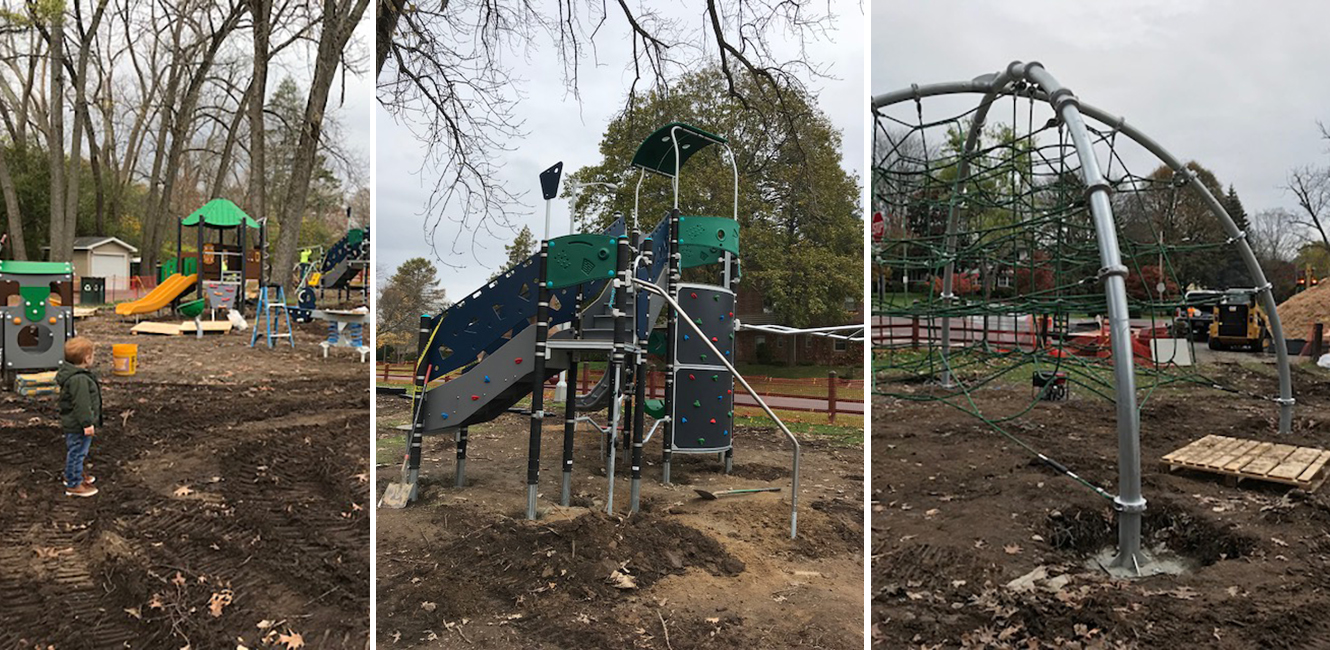 2017 Playground Construction Progress, November 1