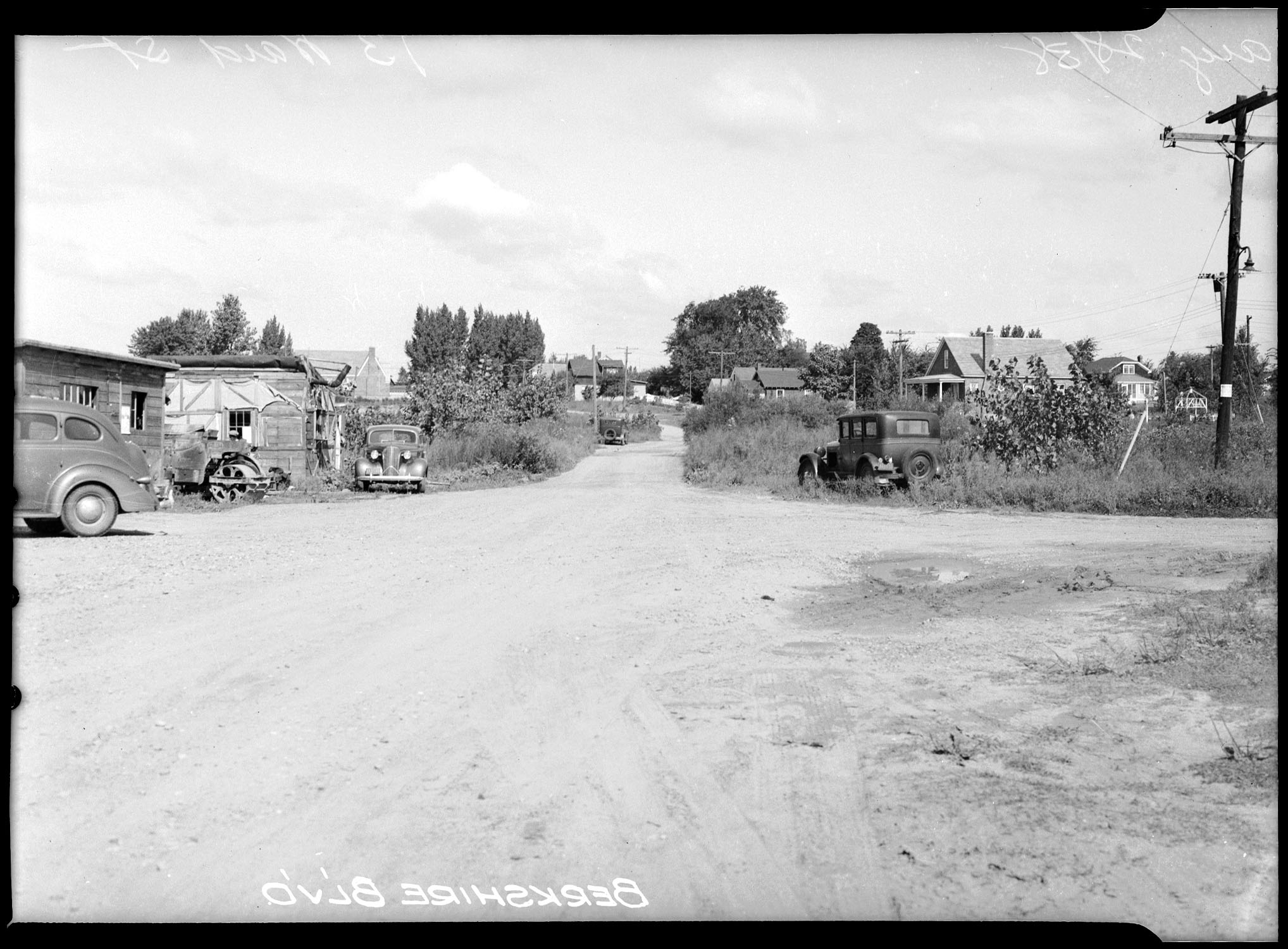 Berkshire Boulevard Shanties 1939