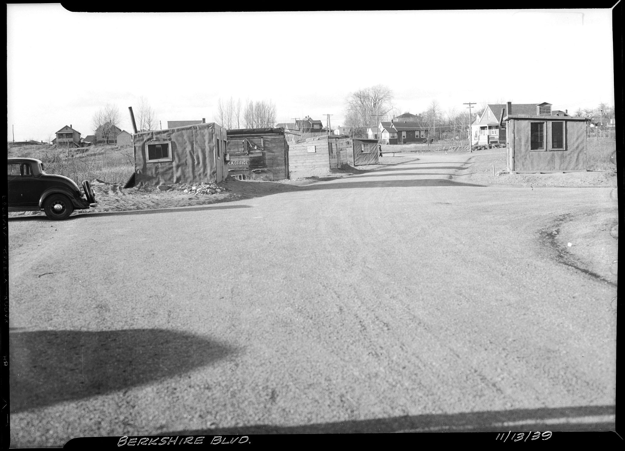 Berkshire Boulevard Shanties 1939